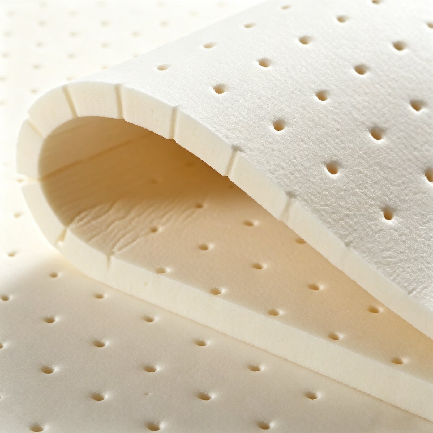 Latex mattress comfort layer material