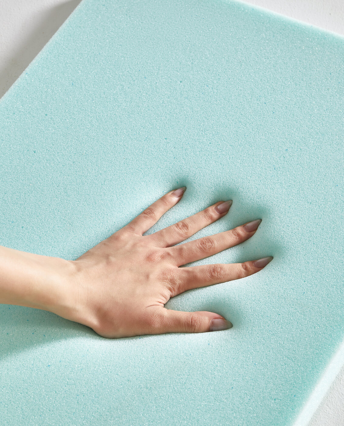 Memory foam used in custom mattress comfort layers